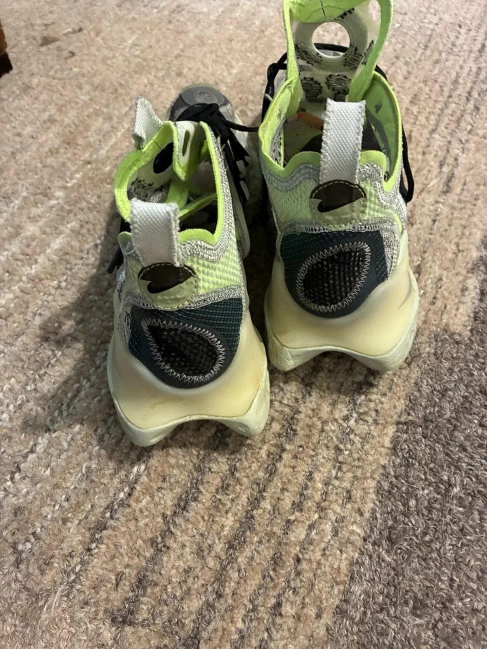 Nike ISPA Flow 2020 SE Spruce Aura Sneakers Size 9 Athletic Trainers